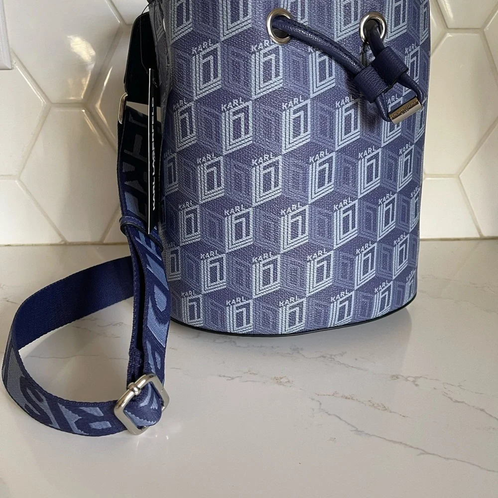 Karl Lagerfeld Indigo Shoulder Bag NWT